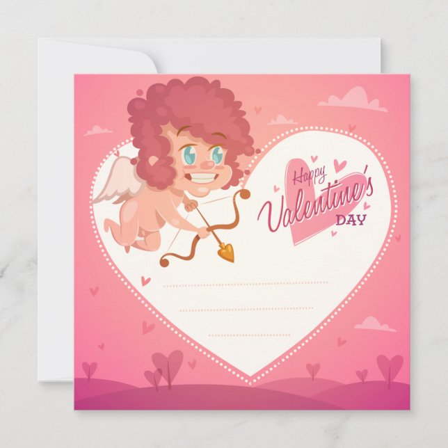 Cute Valentindagen Julkort (Framsida)