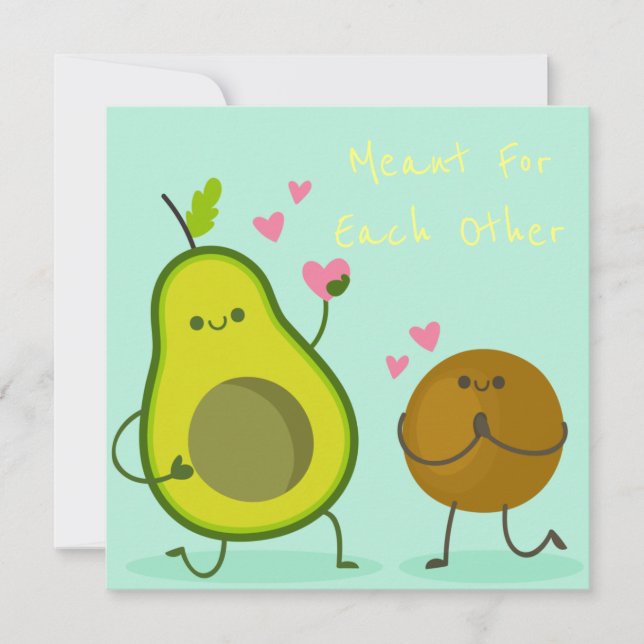 Cute Valentindagen Julkort (Framsida)