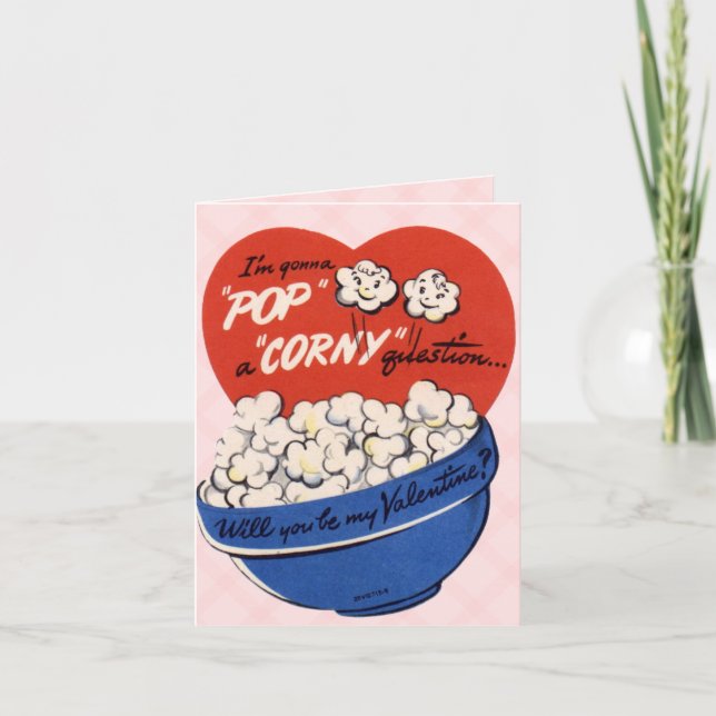 Cute Valentine Card-för barn Helgkort (Framsida)