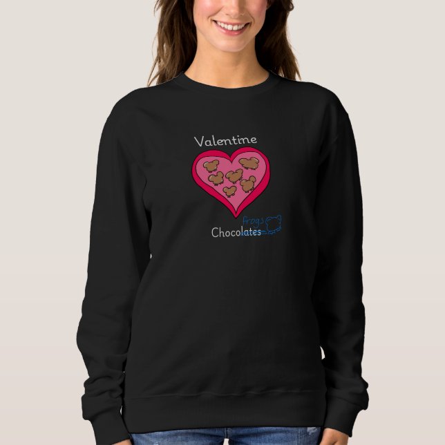 Cute valentine choco frogs shirt t shirt (Framsida)
