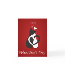 Cute Valentine Day Cats Kärlek