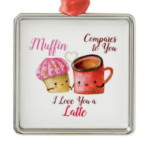 Cute Valentine Day Cupaka och Coffee Mugg Couple