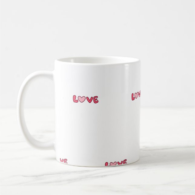 Cute Valentine Day Gift Kaffemugg (Vänster)