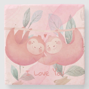 Cute Valentine Day Stone Underlägg