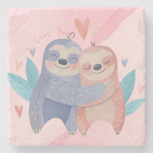 Cute Valentine Day Stone Underlägg