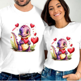 Cute Valentine Dragon Adsible Lovethed Dragon T Shirt