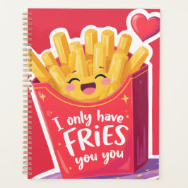 Cute Valentine French Fries Pun