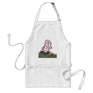 Cute Valentine Gnome Förkläde
