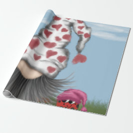 Cute Valentine Gnome Presentpapper
