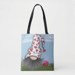 Cute Valentine Gnome Tygkasse