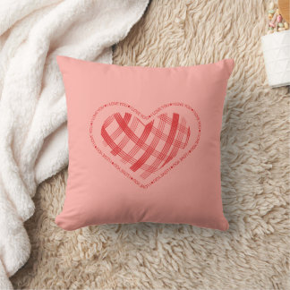 Cute Valentine Heart Pillow Kudde