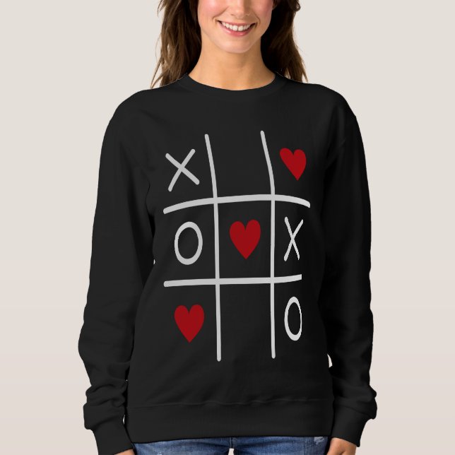 Cute Valentine Hearts Game Valentine's Day Romance T Shirt (Framsida)