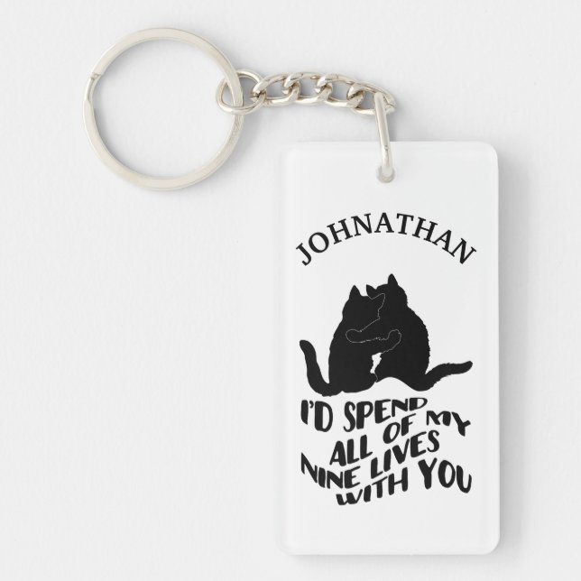 Cute Valentine kittens anpassningsbar (Framsidan)