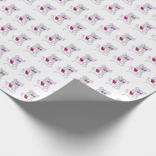 Cute Valentine Mouse Presentpapper