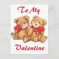 Cute Valentine Nalle par 2