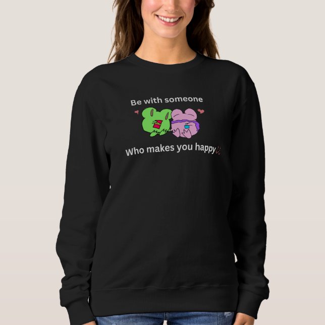 Cute Valentine quote frog  T Shirt (Framsida)