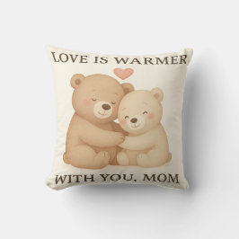 Cute Valentine’s Day Bear Pillow for Mom – Gift Kudde