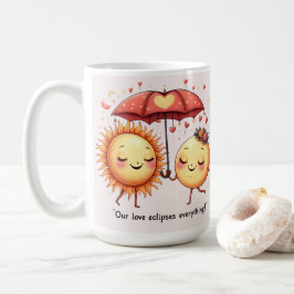 Cute Valentine Vår Kärlek Eclipses Allt Kaffemugg
