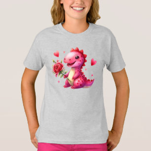 Cute Valentines dag dinosauaur T Shirt