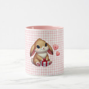 Cute Valentines Dag-kanin Mugg