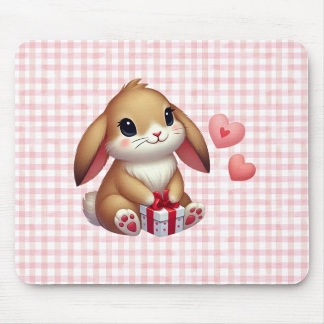 Cute Valentines Dag-kanin Musmatta (Framsidan)
