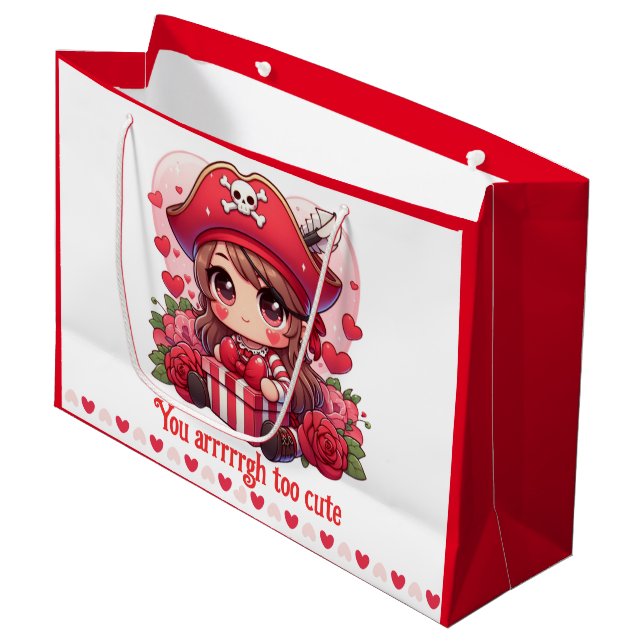 Cute Valentines dag pirat (Framsidan Vinklad)