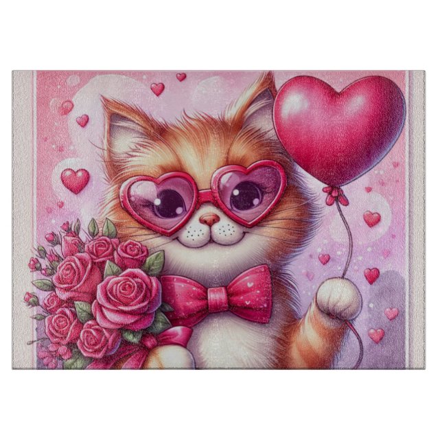 Cute Valentines dagskatt/kattunge (Framsidan)