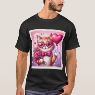 Cute Valentines dagskatt/kattunge T Shirt