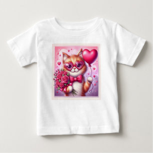 Cute Valentines dagskatt/kattunge T Shirt