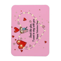 cute valentine's day couple heart custom