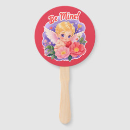 Cute Valentine's Day Cupid with "Be Mine"