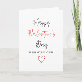 Cute Valentines day för hälsningskort Kort