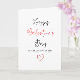 Cute Valentines day för hälsningskort Kort
