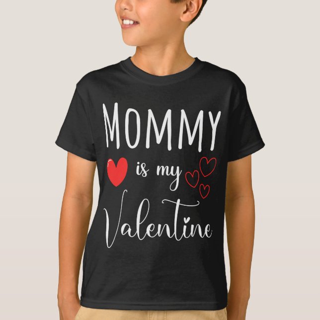 Cute Valentines day ger För barn från Mamma T Shirt (Framsida)