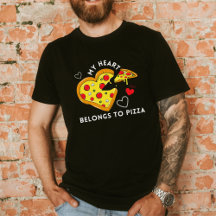 Cute Valentines day Gift med kärlek och pizza