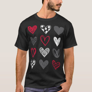 Cute Valentines Day Hearts T Shirt