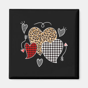 Cute Valentines day Kärlek Hearts Girls Kids Tonår Magnet