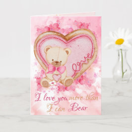 Cute Valentines day-kort Kort