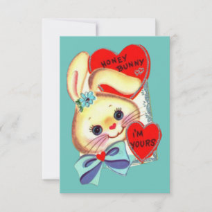 Cute Valentines day-kort Tack Kort