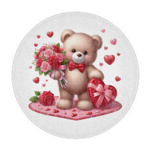 Cute Valentines nalle Clearboard