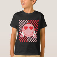 Cute Valentines Vibes Smile Ansikte Alla hjärtans 