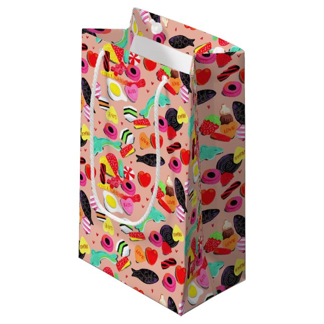 Cute valentiness du är så söt rosa godis (Framsidan Vinklad)