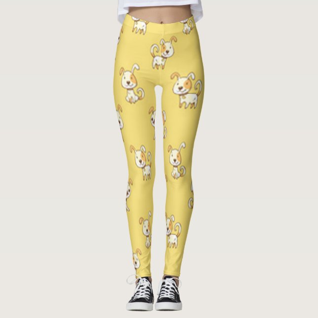 Cute-valpar Leggings (Framsida)