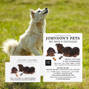 Cute Valps, Pet Store & Groomers Visitkort