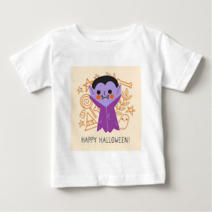 Cute Vampire Dracula Halloween T Shirt