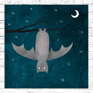 Cute Vampire Fladdermus Poster