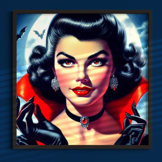 Cute Vampire Pin-up Poster (Skapare uppladdad)
