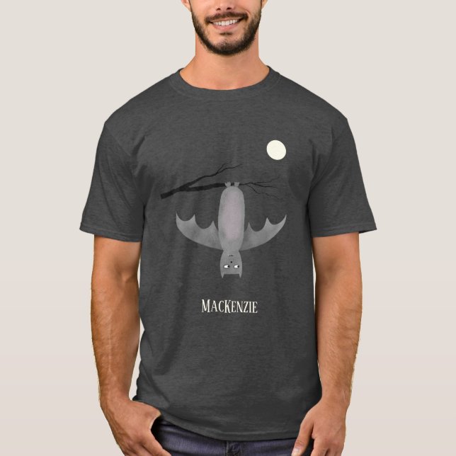 Cute Vampre Fladdermus Personlig T Shirt (Framsida)