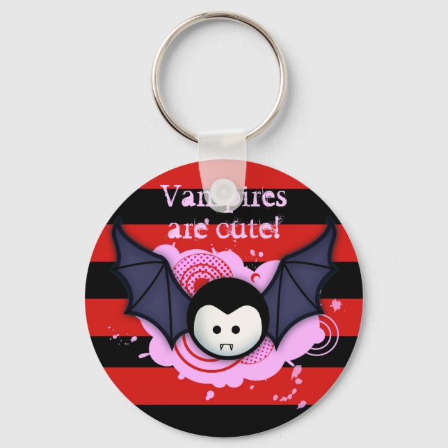 Cute Vampre Keychain Nyckelring (Framsida)