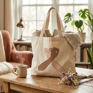 Cute-vänner illustrerar alltid shopping bag jumbo tygkasse